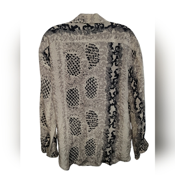 FU DA Fine Silk Shirt  Size L - Picture 4 of 8